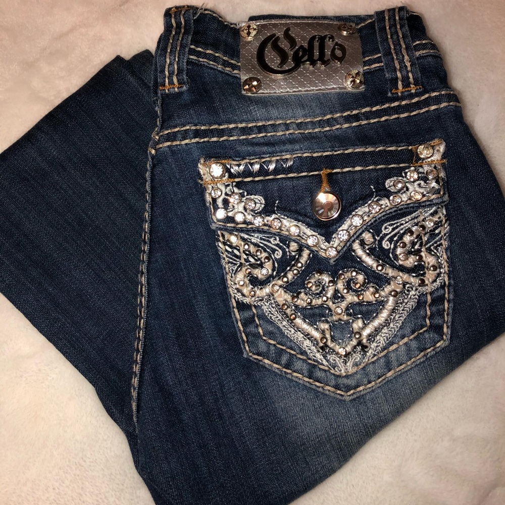 CELLO RHINESTONE JEANS